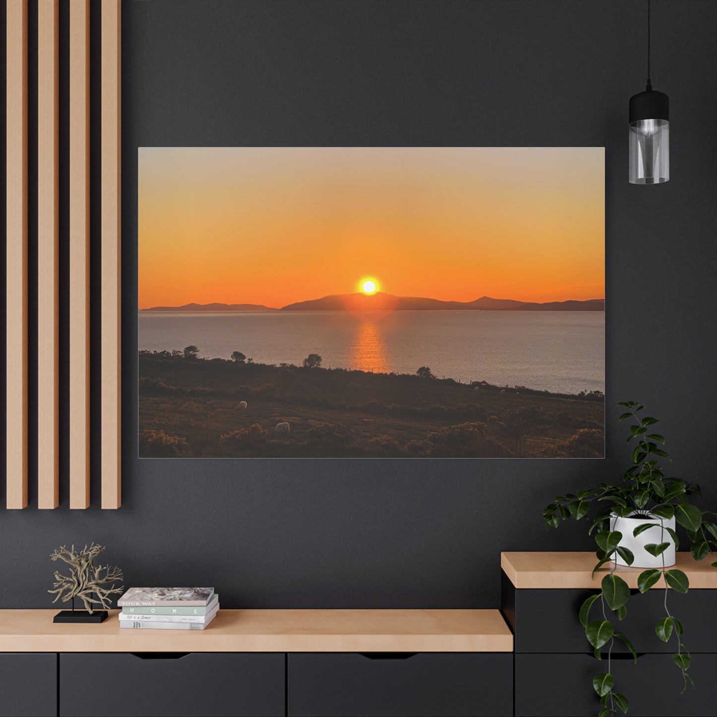 Sunset Ring of Kerry Matte Canvas, Stretched, 1.25"