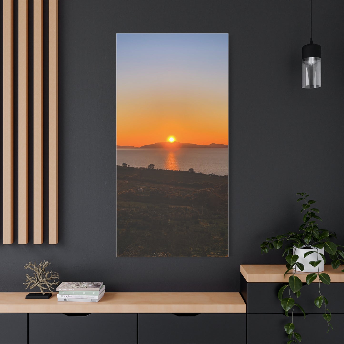 Sunset Ring of Kerry Matte Canvas, Stretched, 1.25"