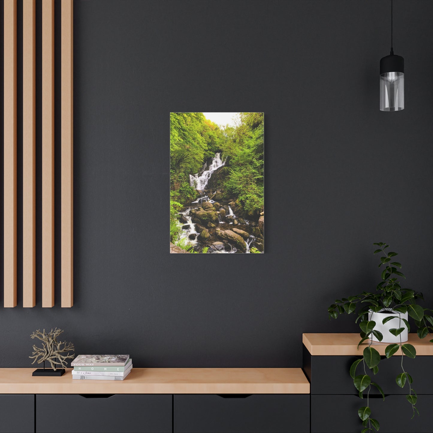 Torc waterfall Matte Canvas, Stretched, 1.25"