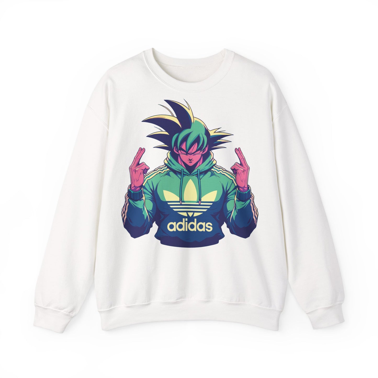 Vibrant Anime-Inspired Unisex Crewneck Sweatshirt