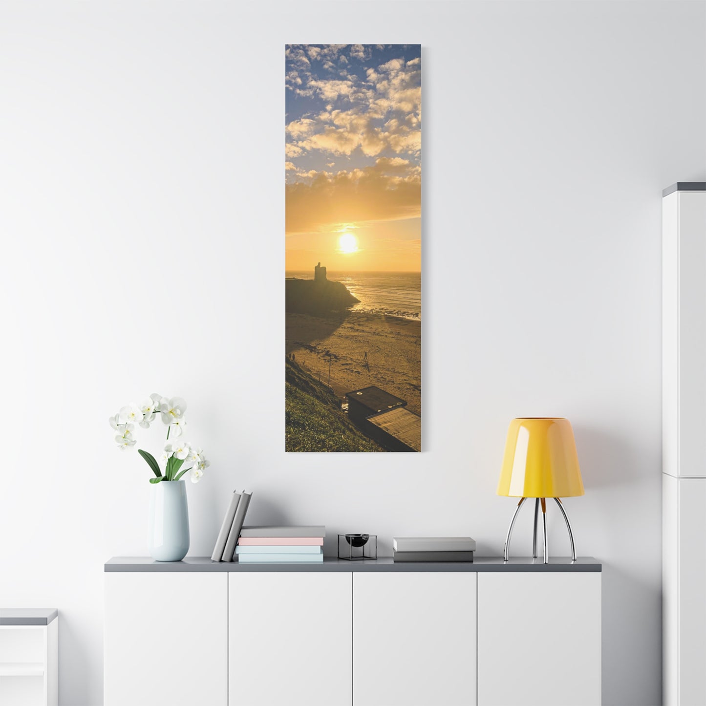 Ballybunion Sunset Castle Matte Canvas, Stretched, 1.25"