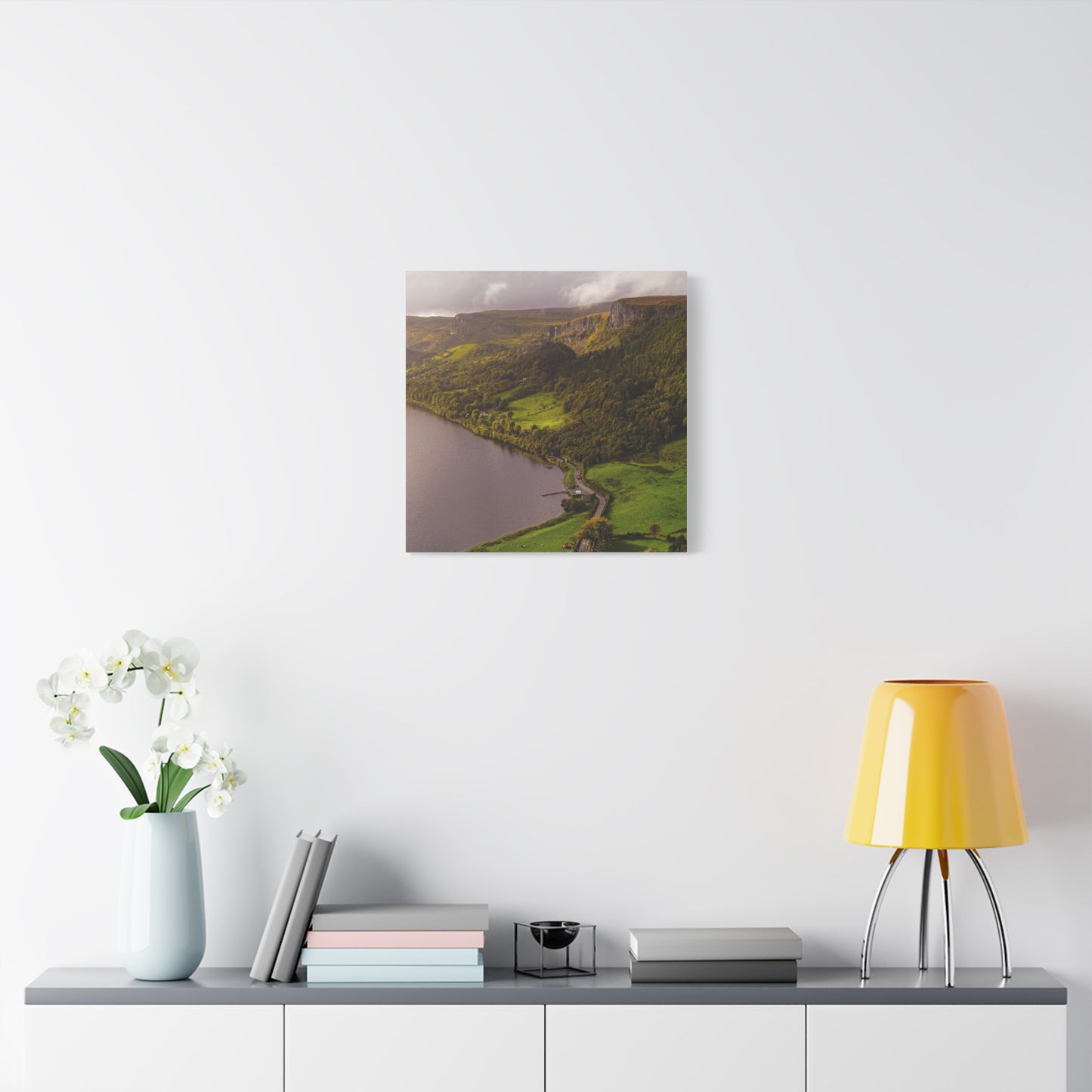 Sruth in Aghadh an Aird or The devil's Chimney Matte Canvas, Stretched, 1.25"