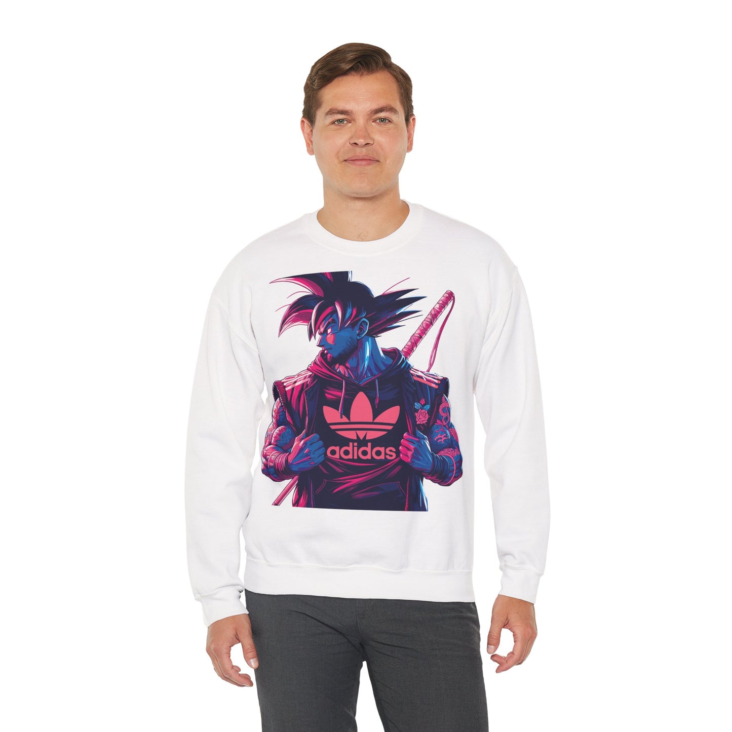 Retro Anime Inspired Unisex Crewneck Sweatshirt