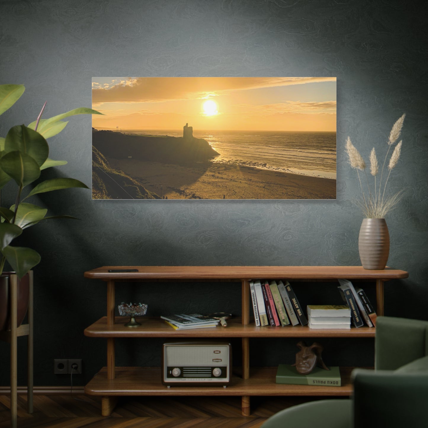 Ballybunion Sunset Castle Matte Canvas, Stretched, 1.25"