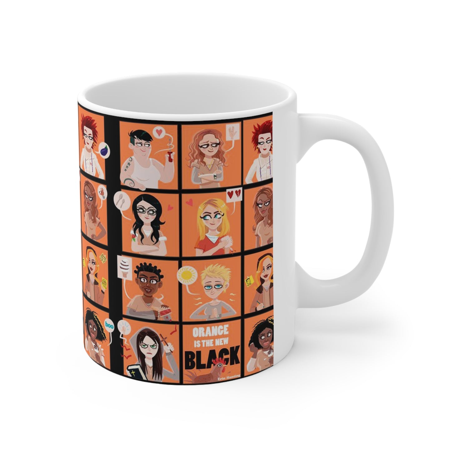 Orange is the New Black Ceramic Coffee Mug - Fun 11oz & 15oz Cups for TV Show Fans