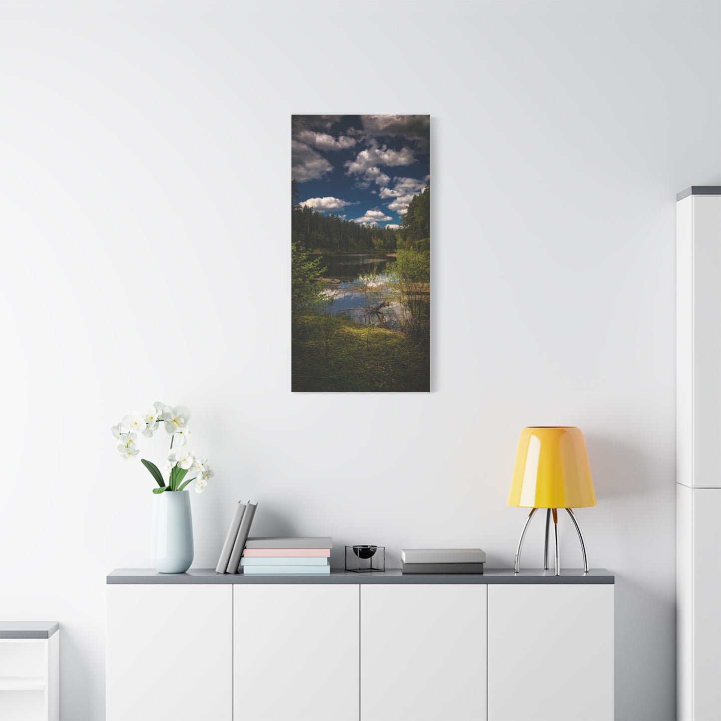 Vilnius Lake, Lithuania Matte Canvas, Stretched, 1.25"
