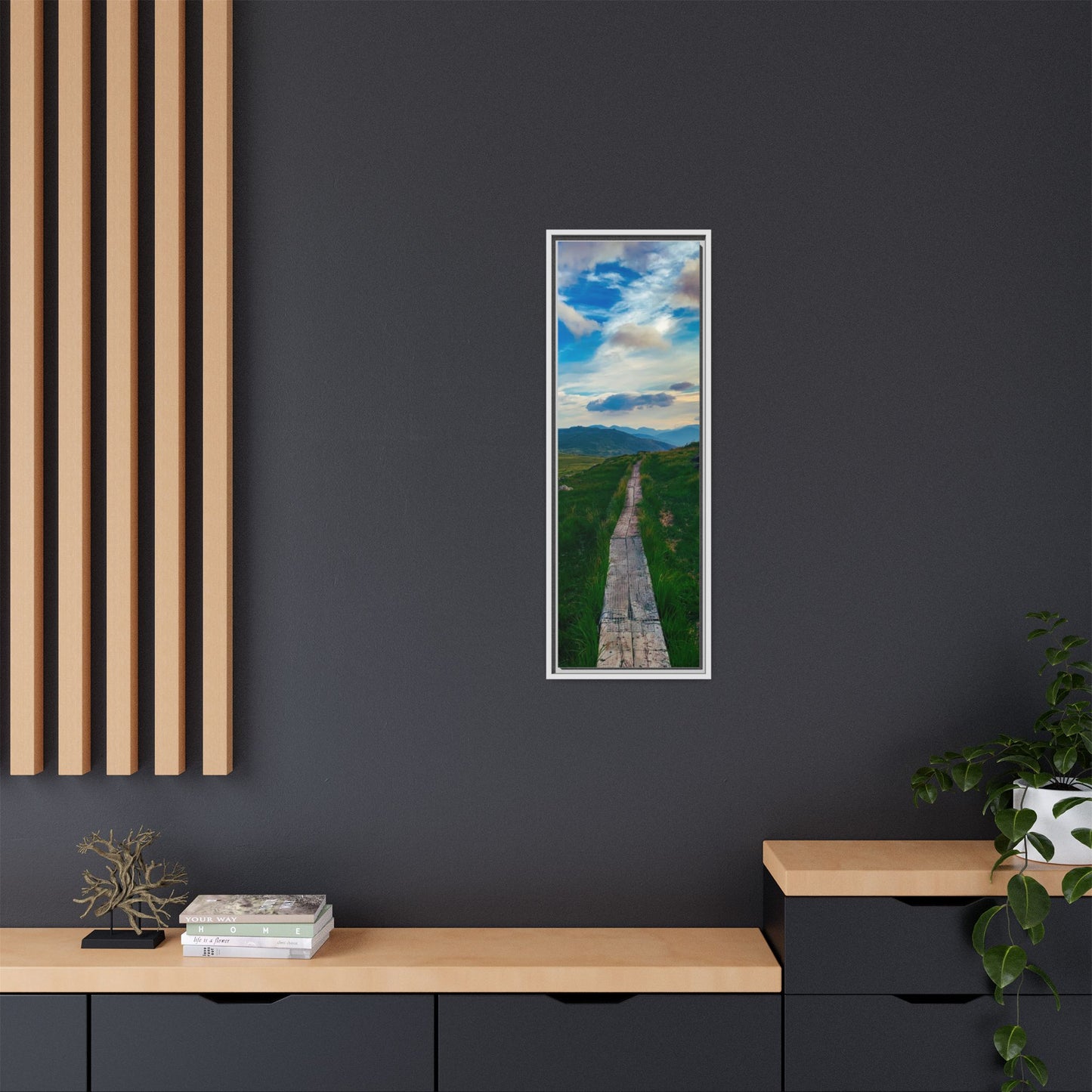Torc Mountain Trail Matte Canvas, Framed (Multi-color)