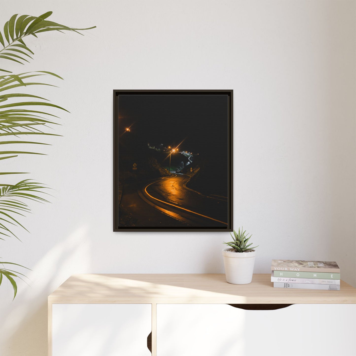 Ballybunion at Night Matte Canvas, Framed (Multi-color)