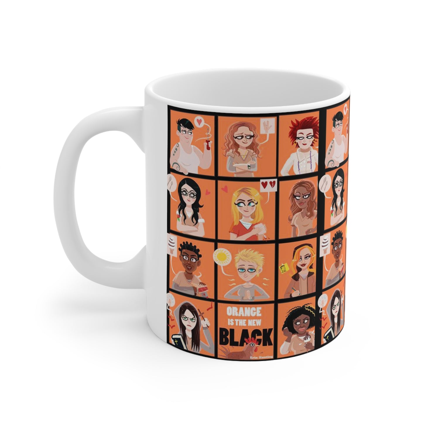 Orange is the New Black Ceramic Coffee Mug - Fun 11oz & 15oz Cups for TV Show Fans