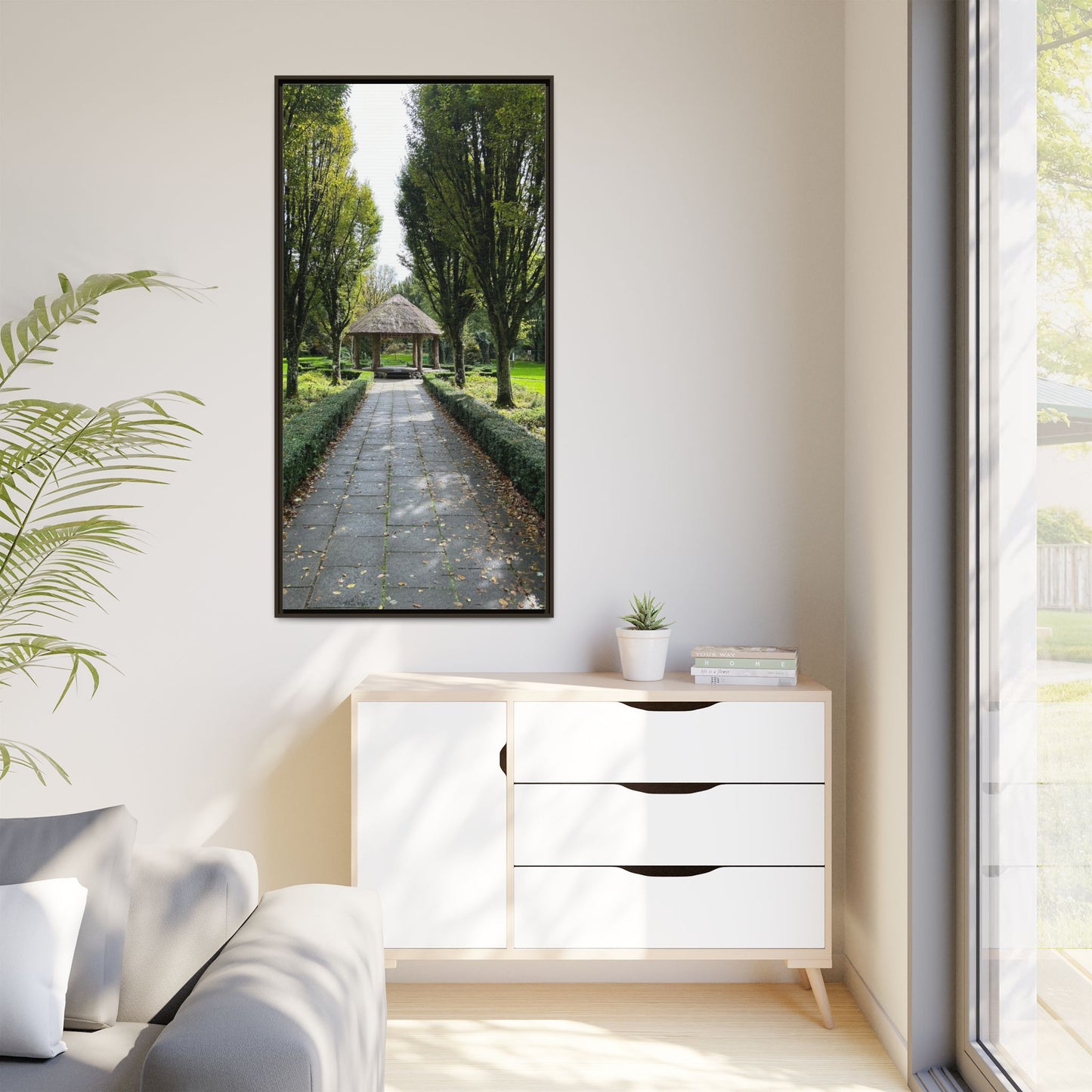 Adare Matte Canvas, Framed (Multi-color)