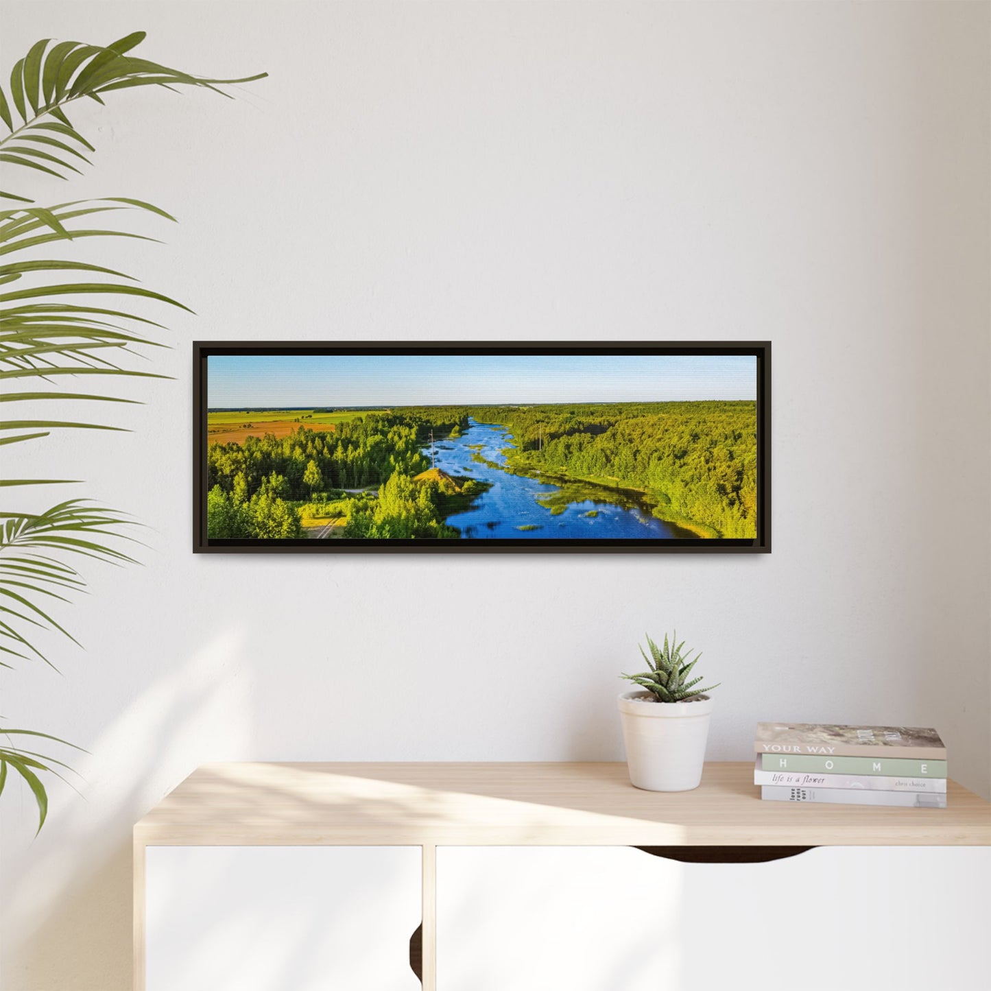 Zagares Lake Matte Canvas, Framed (Multi-color)