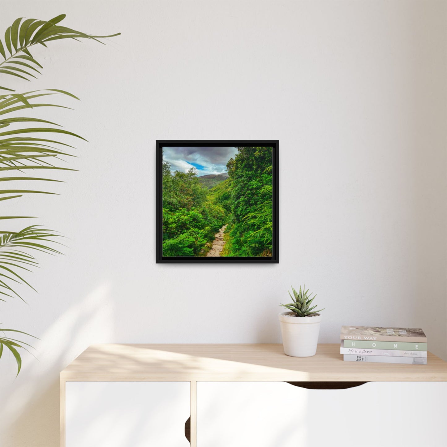 Torc Trail Matte Canvas, Framed (Multi-color)