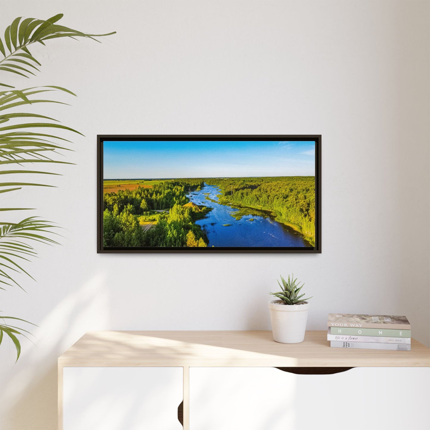 Zagares Lake Matte Canvas, Framed (Multi-color)