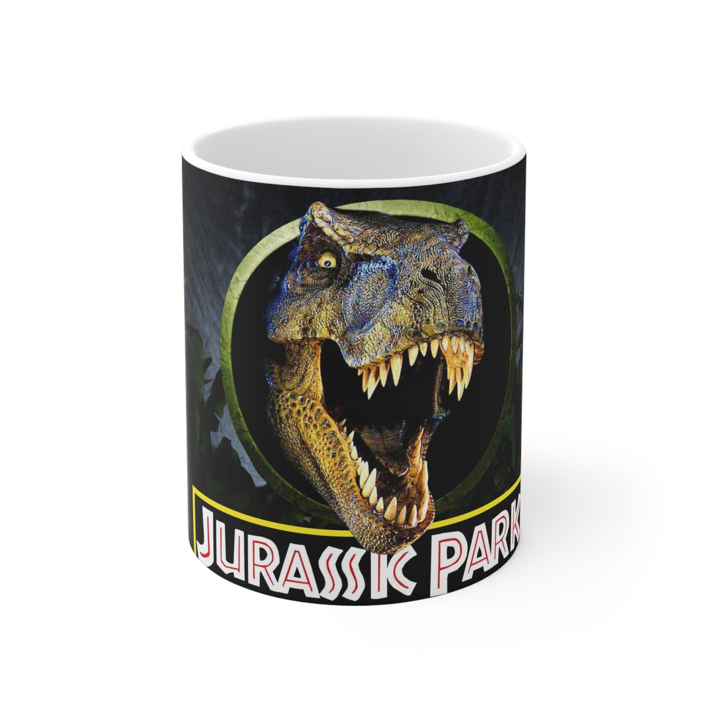 Jurassic Park Ceramic Coffee Mug - 11oz & 15oz - Perfect for Dinosaur Lovers