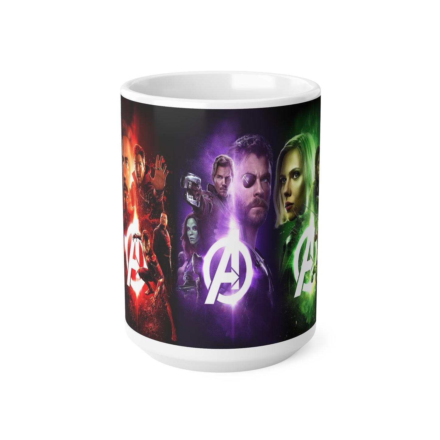 Avengers Ceramic Coffee Cups - 11oz & 15oz - Heroic Superhero Mugs for Fans