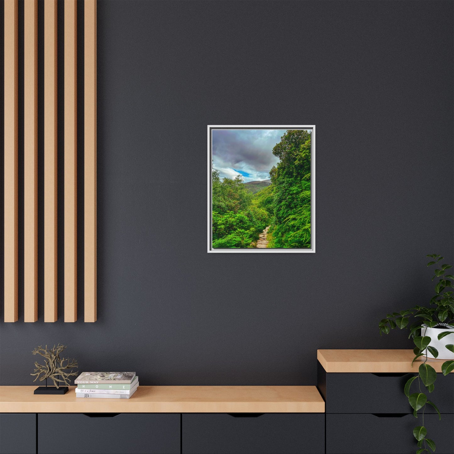 Torc Trail Matte Canvas, Framed (Multi-color)