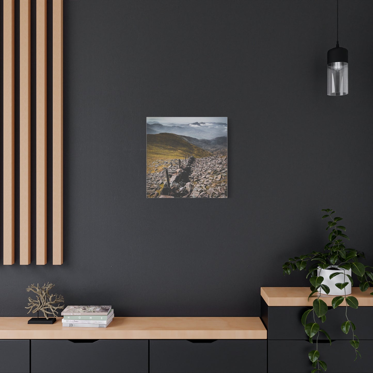 Wall in Mountains Matte Canvas, Stretched, 1.25"