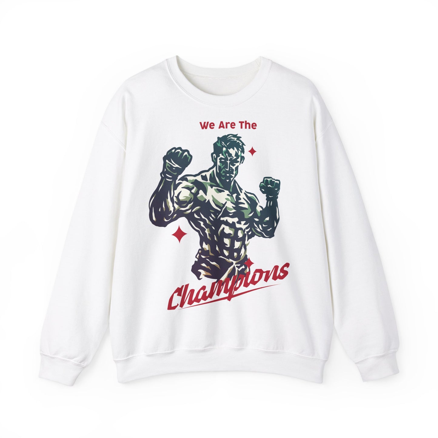 Unisex Heavy Blend™ Crewneck Sweatshirt - We Are The Champions Design