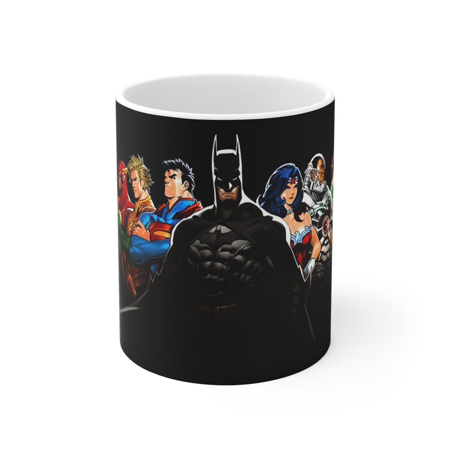 Justice League Ceramic Coffee Cups - 11oz & 15oz | Superhero Mugs for Comic Fans