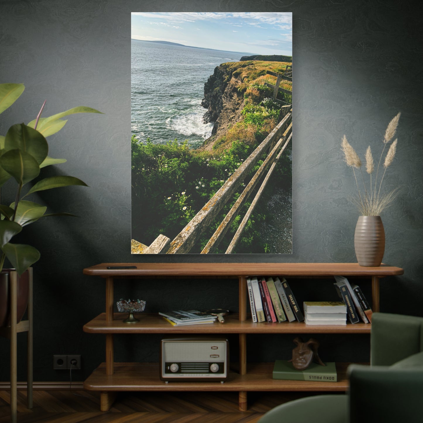 Ballybunion Cliff Walk Matte Canvas, Stretched, 1.25"