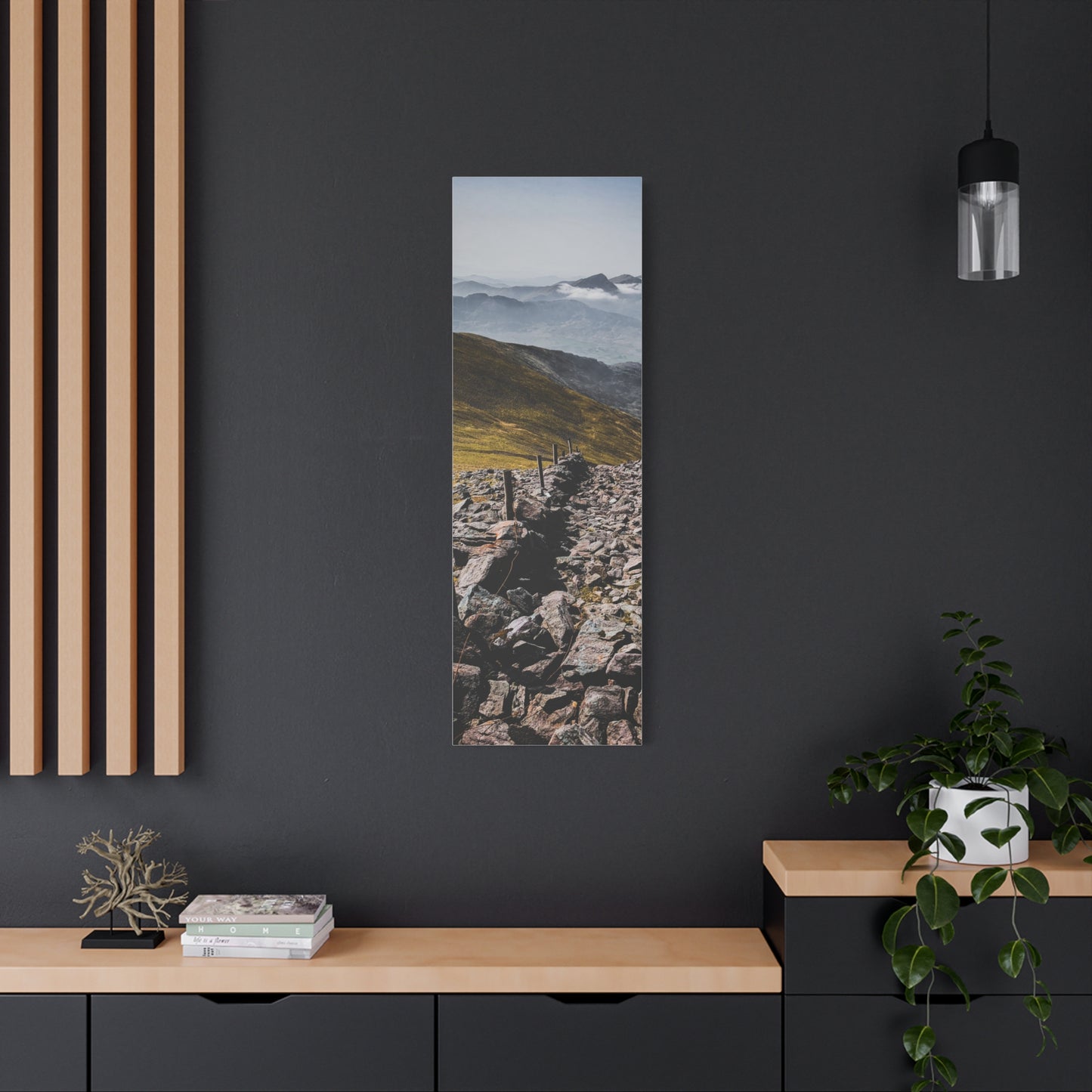 Wall in Mountains Matte Canvas, Stretched, 1.25"