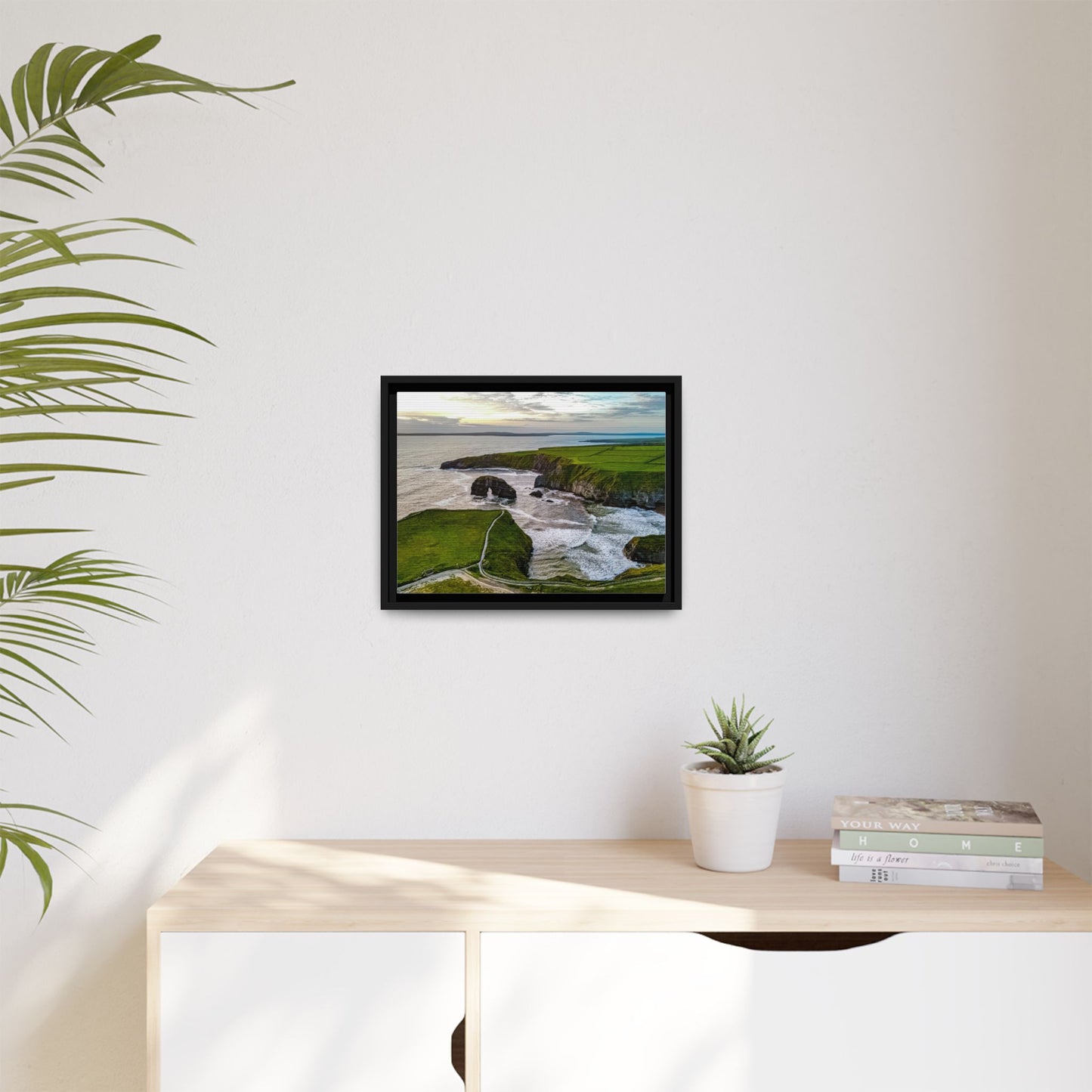 Virgin Rock Matte Canvas, Framed (Multi-color)