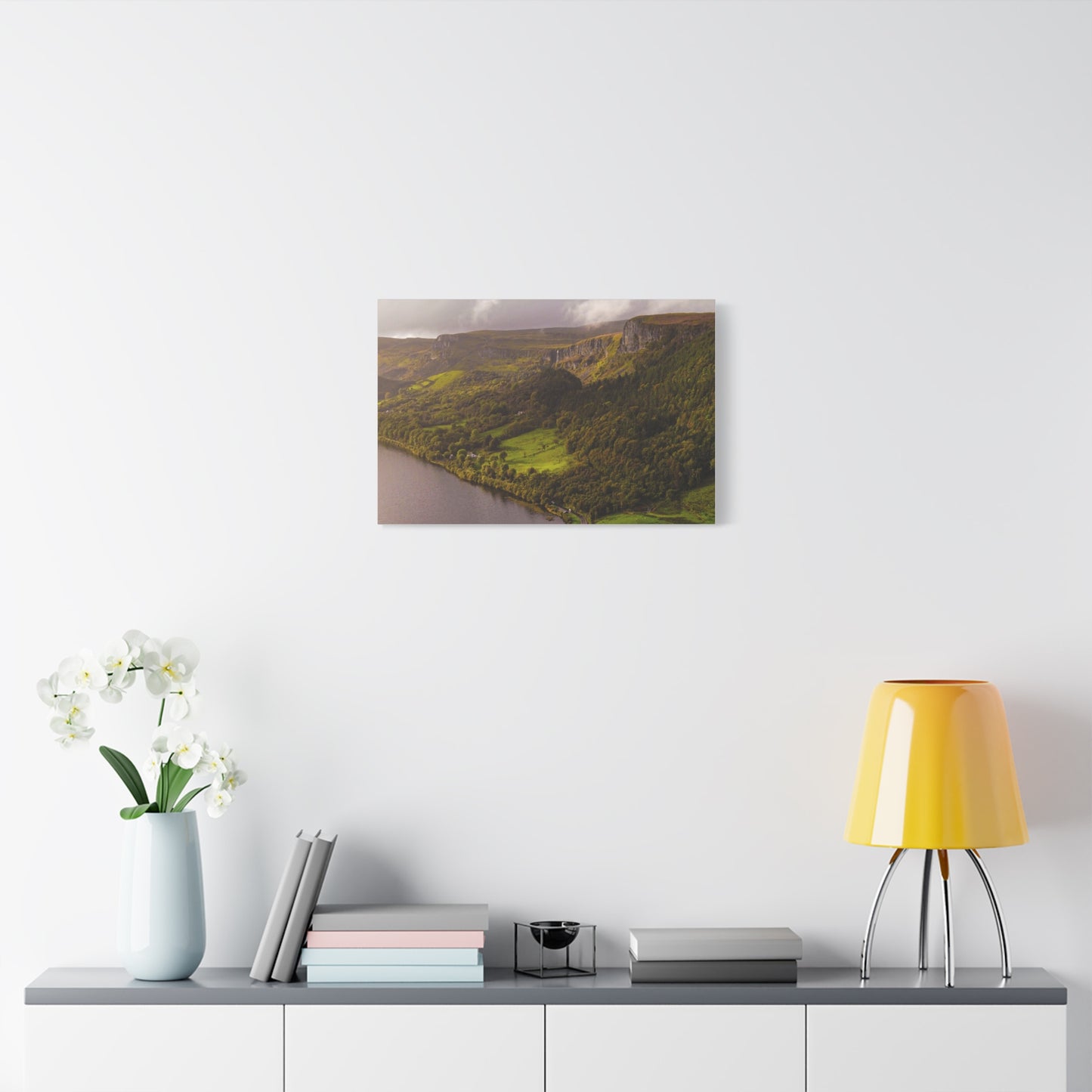 Sruth in Aghadh an Aird or The devil's Chimney Matte Canvas, Stretched, 1.25"