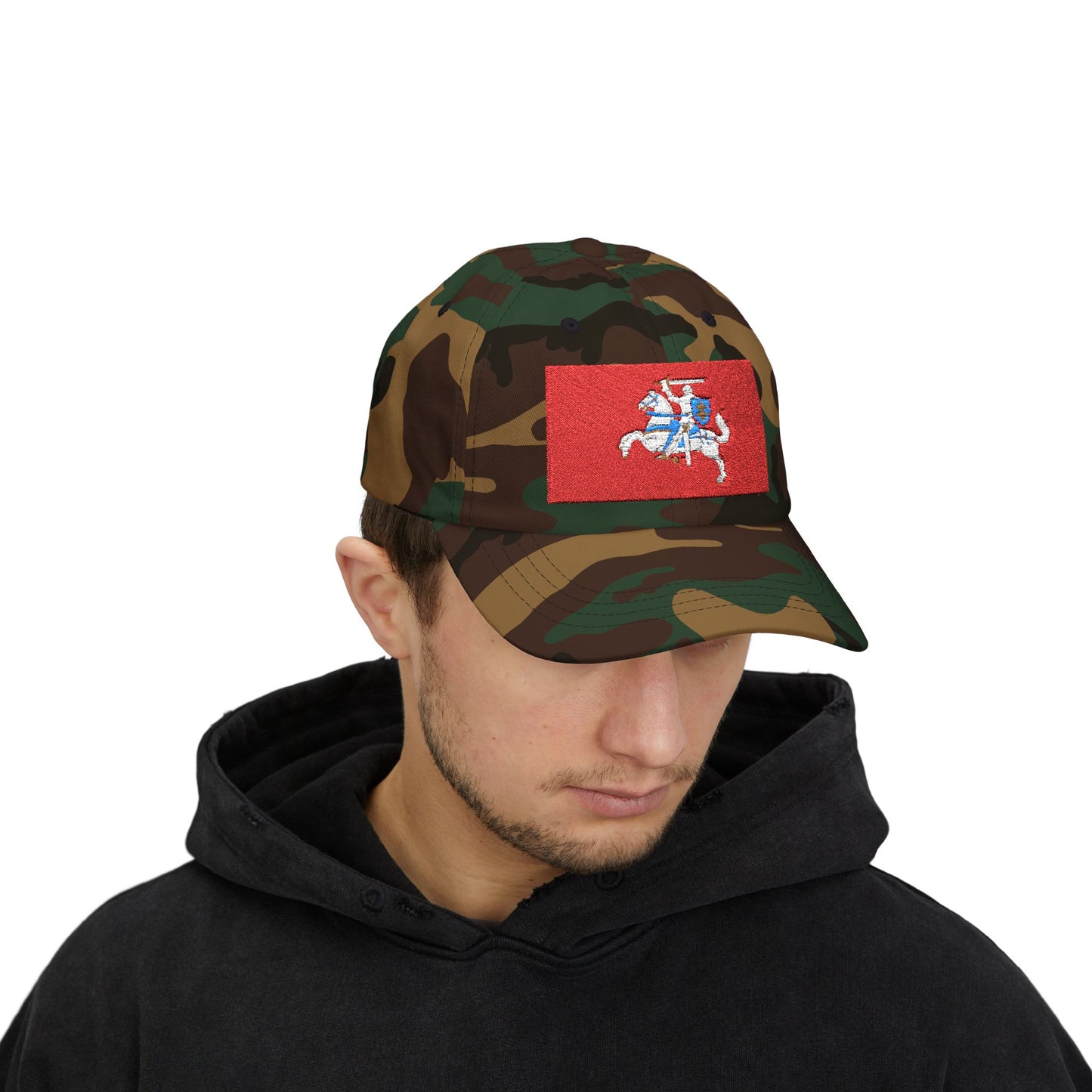 Vytis Classic Dad Cap with Knight Flag Design - Casual Style for Every Occasion