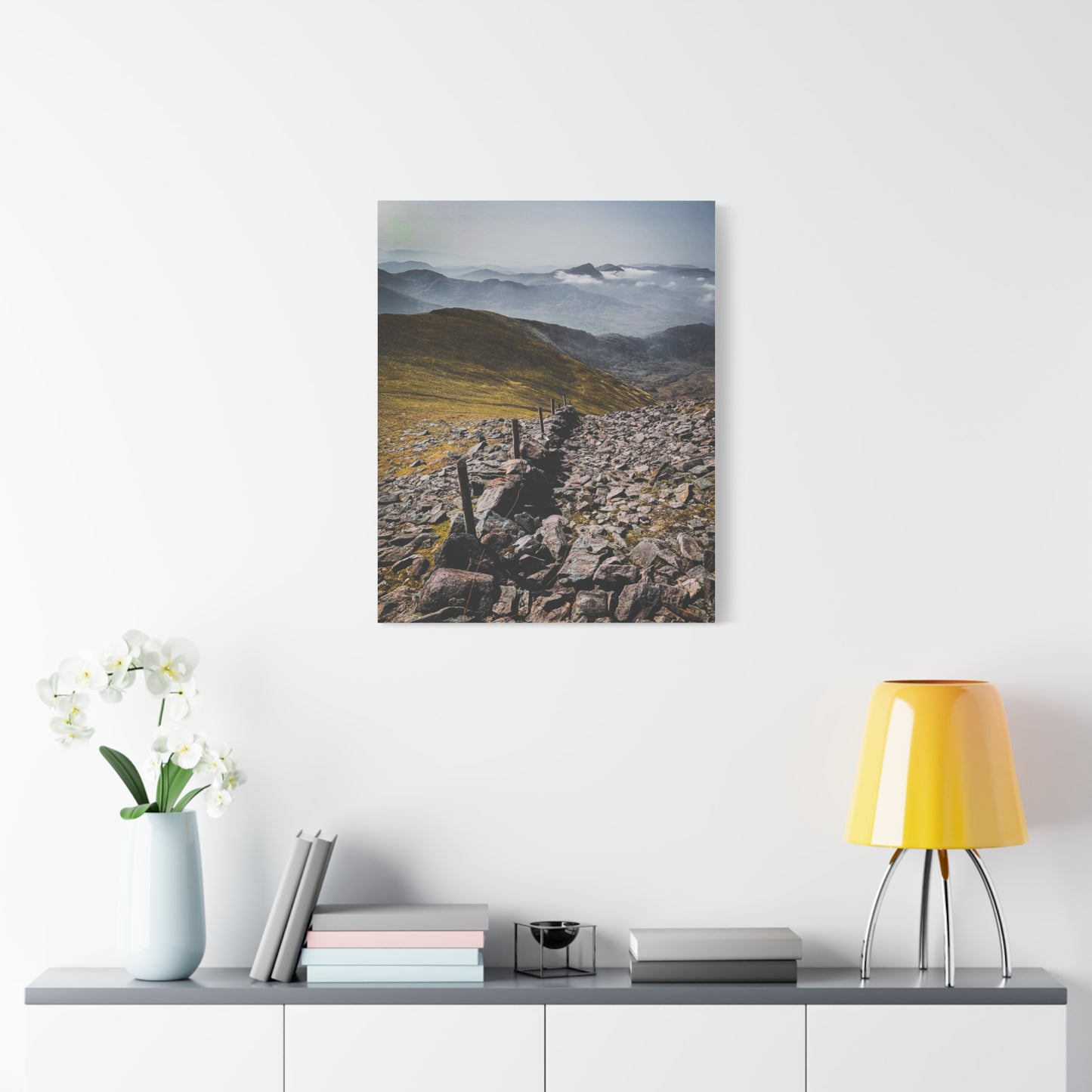 Wall in Mountains Matte Canvas, Stretched, 1.25"