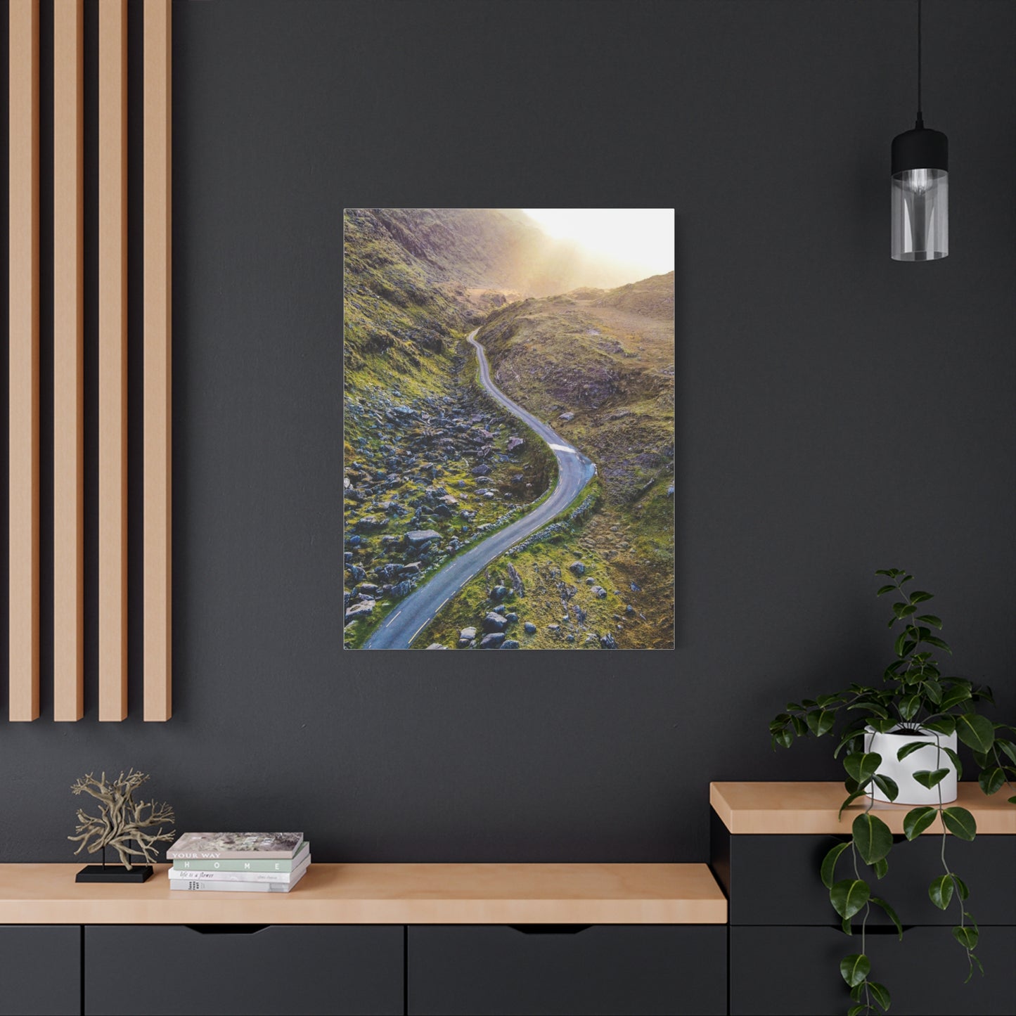 Valley Road Matte Canvas, Stretched, 1.25"