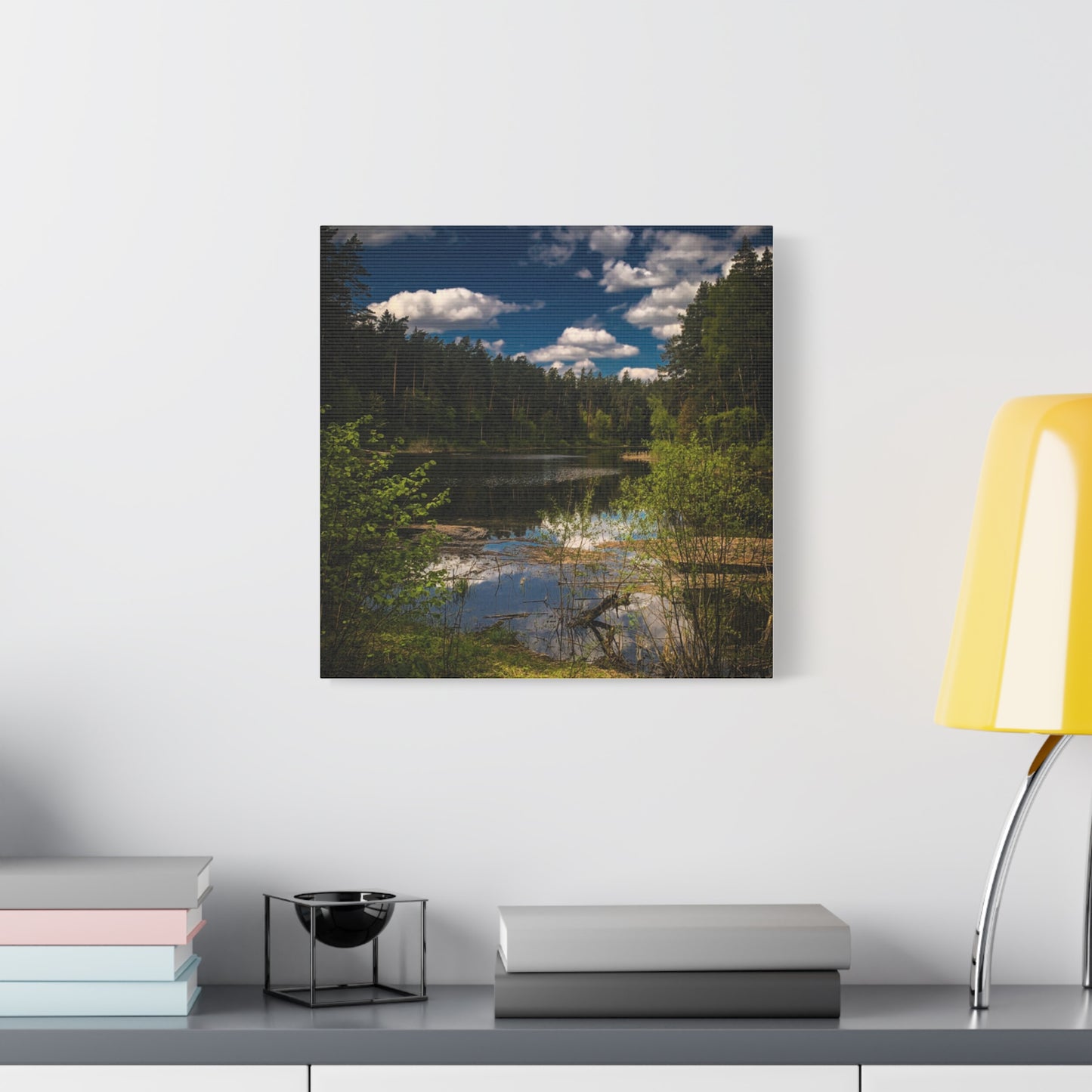 Vilnius Lake, Lithuania Matte Canvas, Stretched, 1.25"