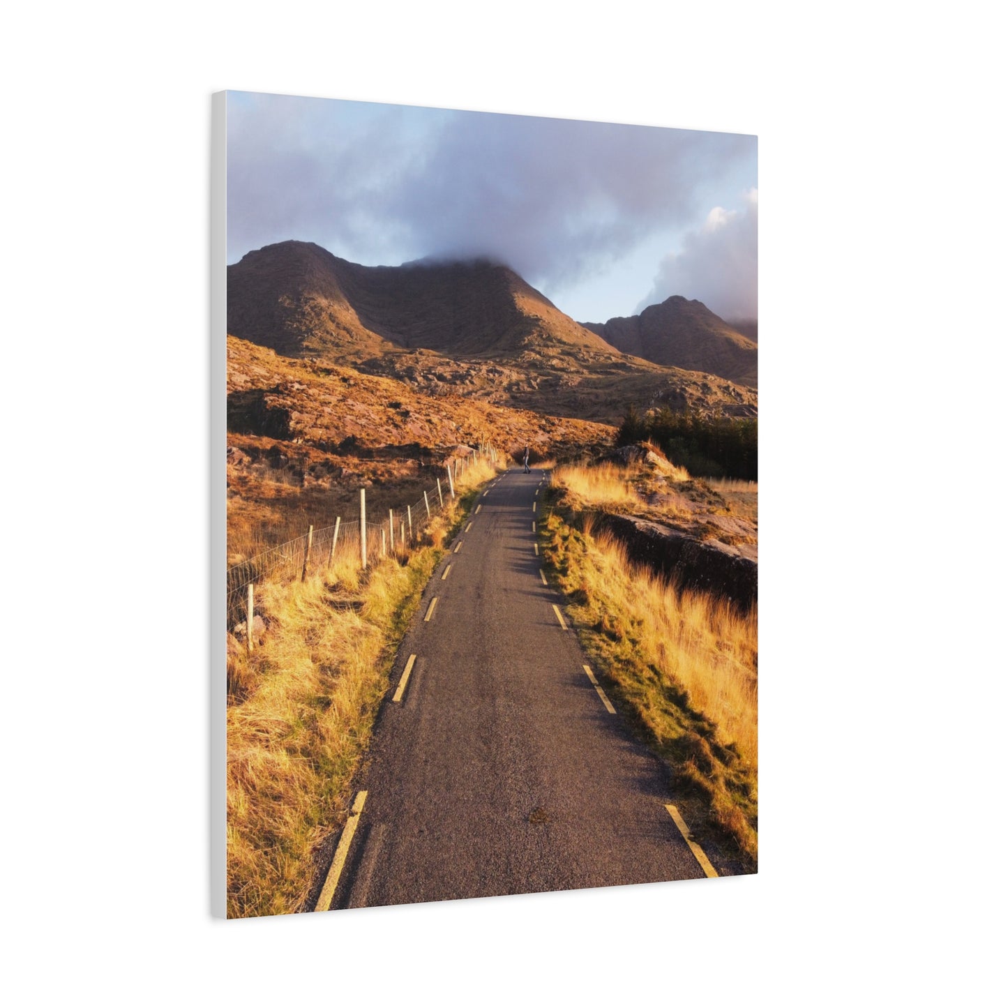 Sunset Road Matte Canvas, Stretched, 1.25"