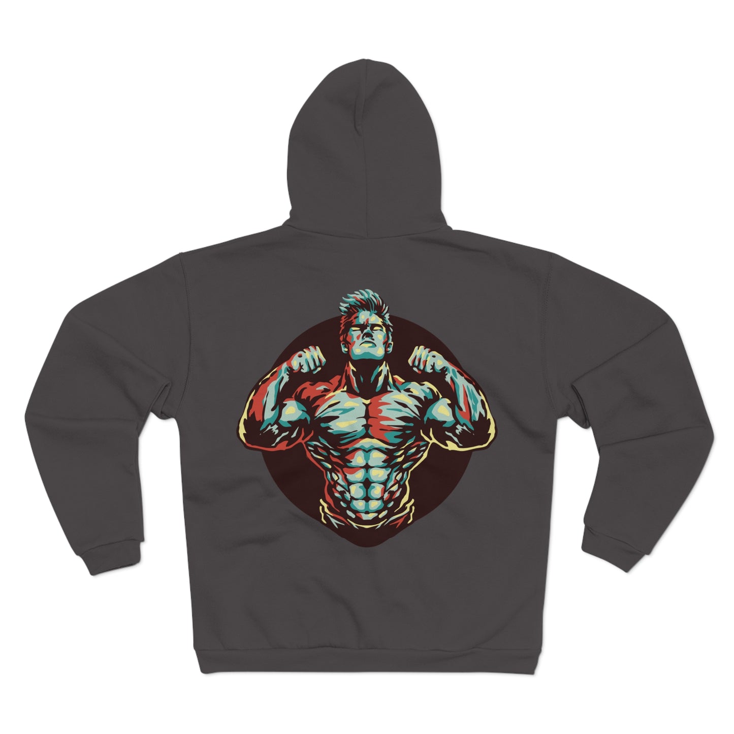 Muscle Power Unisex Zip-Up Hoodie - Strength & Fitness Apparel
