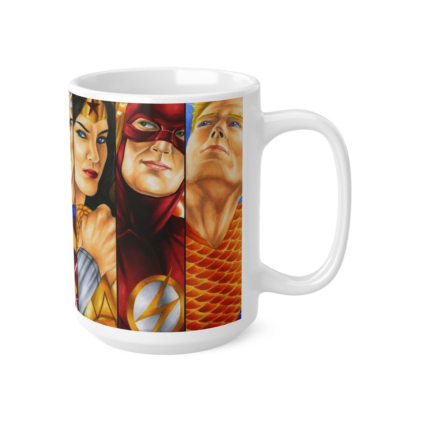 Superhero Ceramic Coffee Cups - 11oz & 15oz - Perfect for Comic Fans