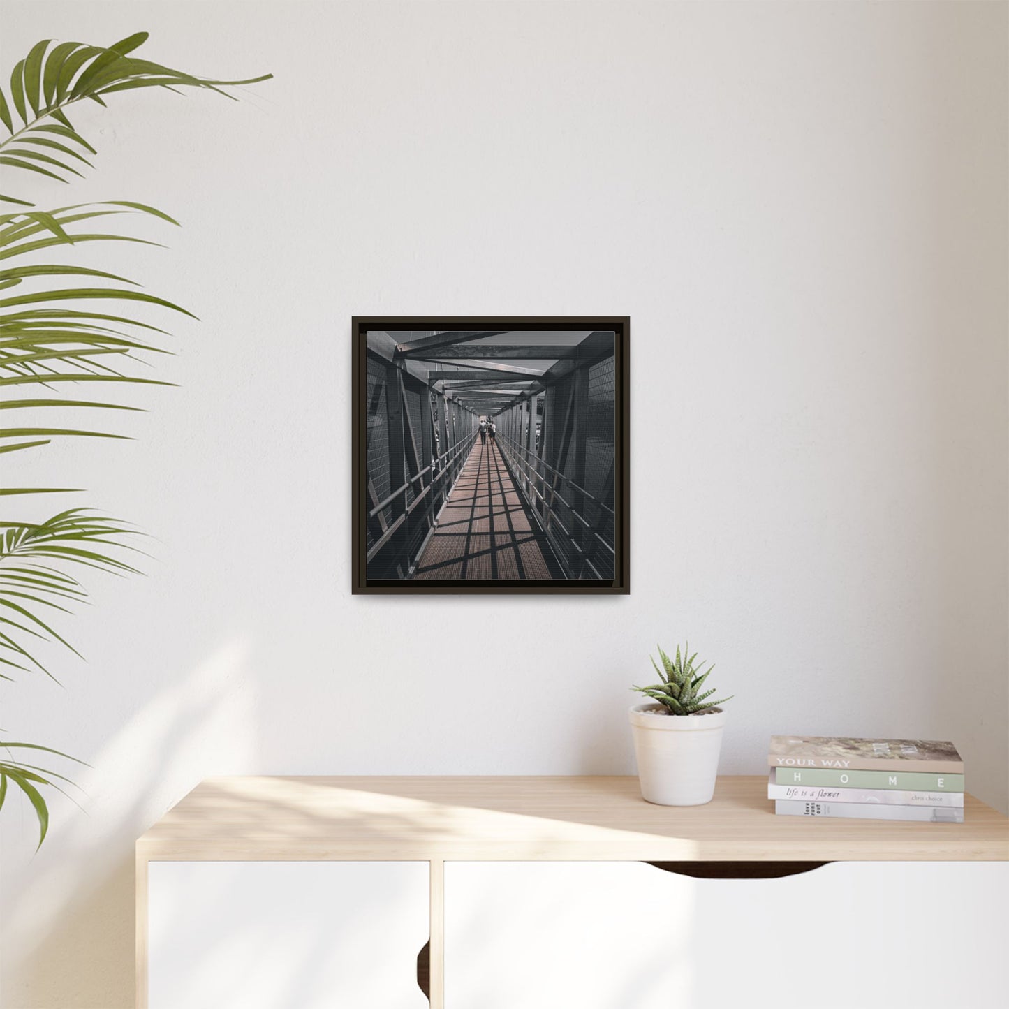 Dingle Pier Matte Canvas, Framed (Multi-color)