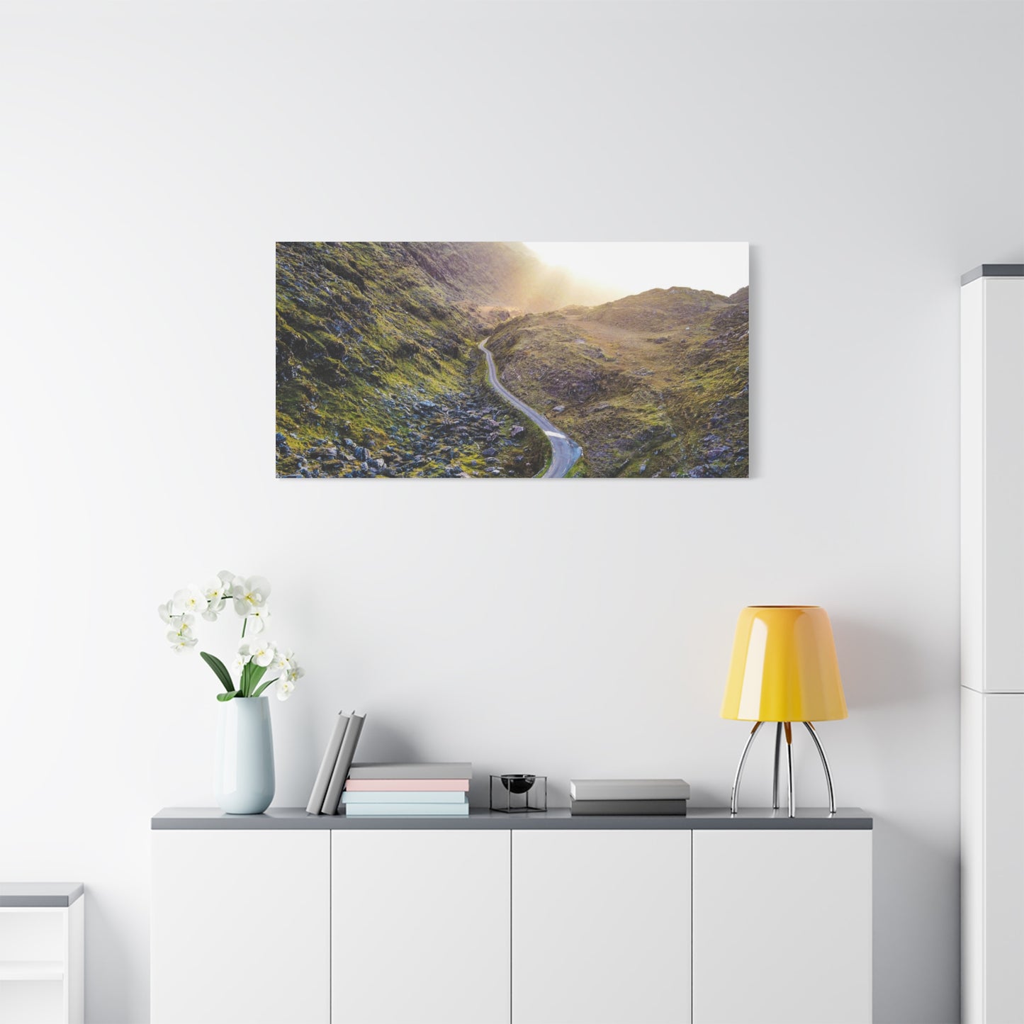 Valley Road Matte Canvas, Stretched, 1.25"