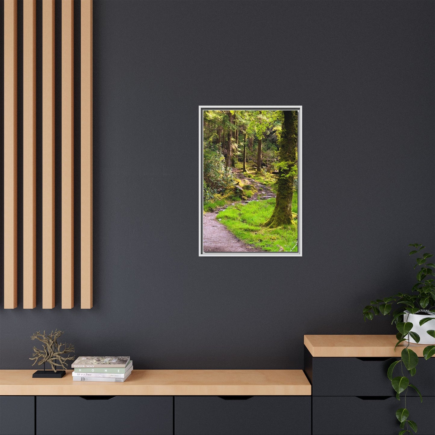 Torc Trail Matte Canvas, Framed (Multi-color)