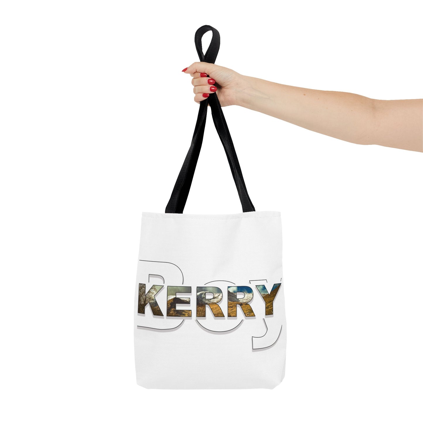Kerry Boy White Tote Bag (AOP)