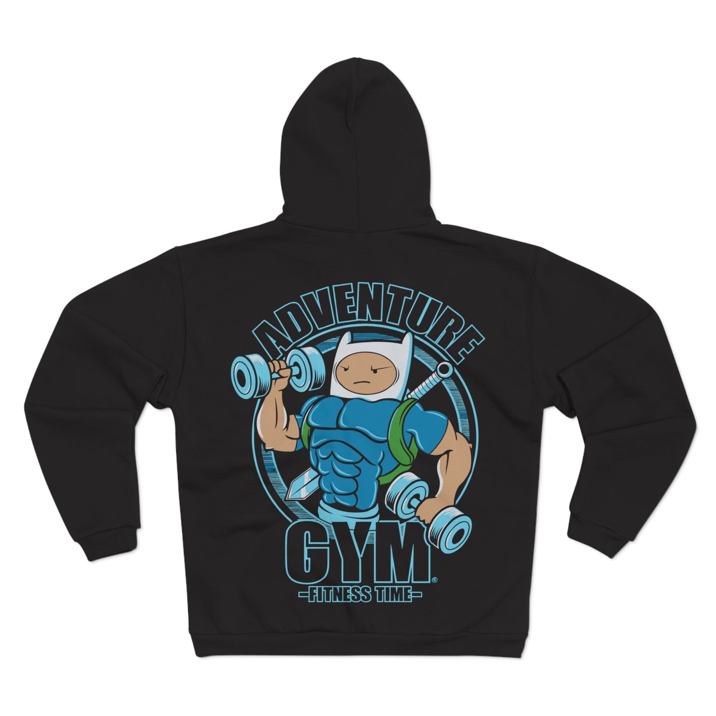 Adventure Gym Unisex Hooded Zip Sweatshirt - Fitness Enthusiast Hoodie