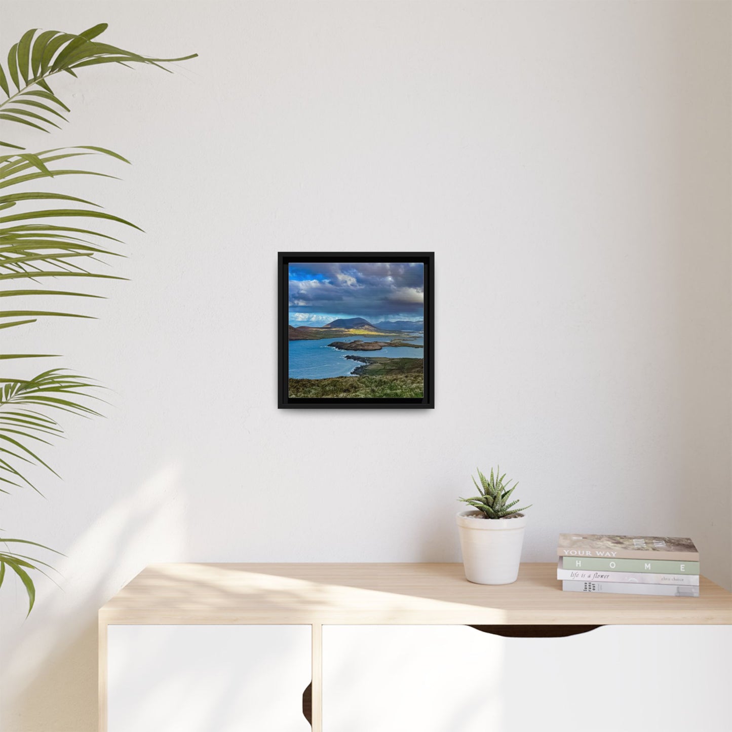 Unknown Mountain Matte Canvas, Framed (Multi-color)