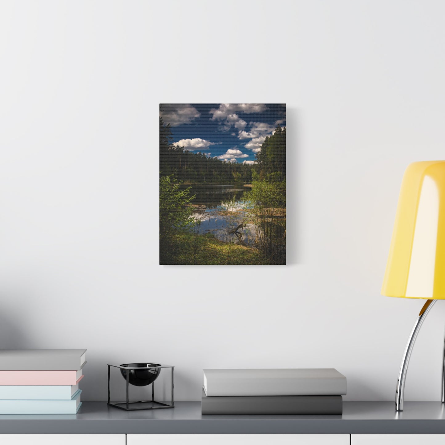Vilnius Lake, Lithuania Matte Canvas, Stretched, 1.25"