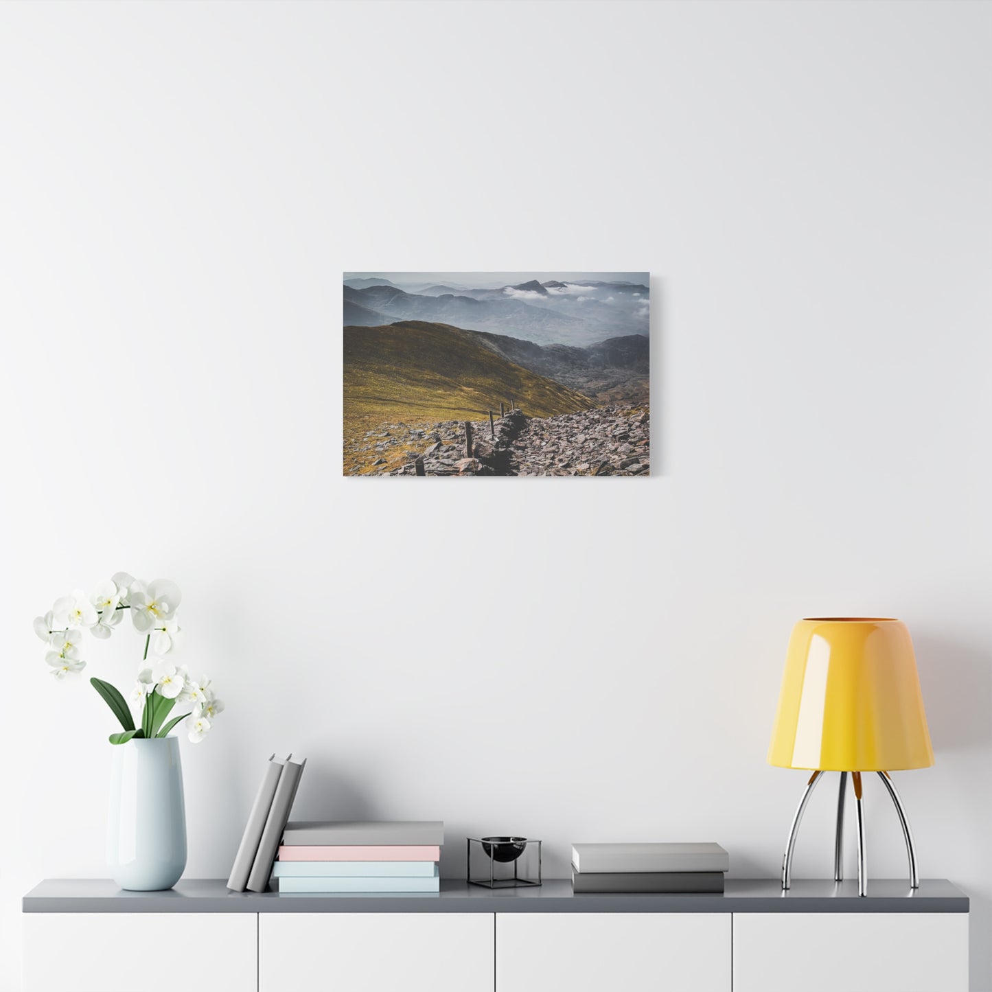 Wall in Mountains Matte Canvas, Stretched, 1.25"