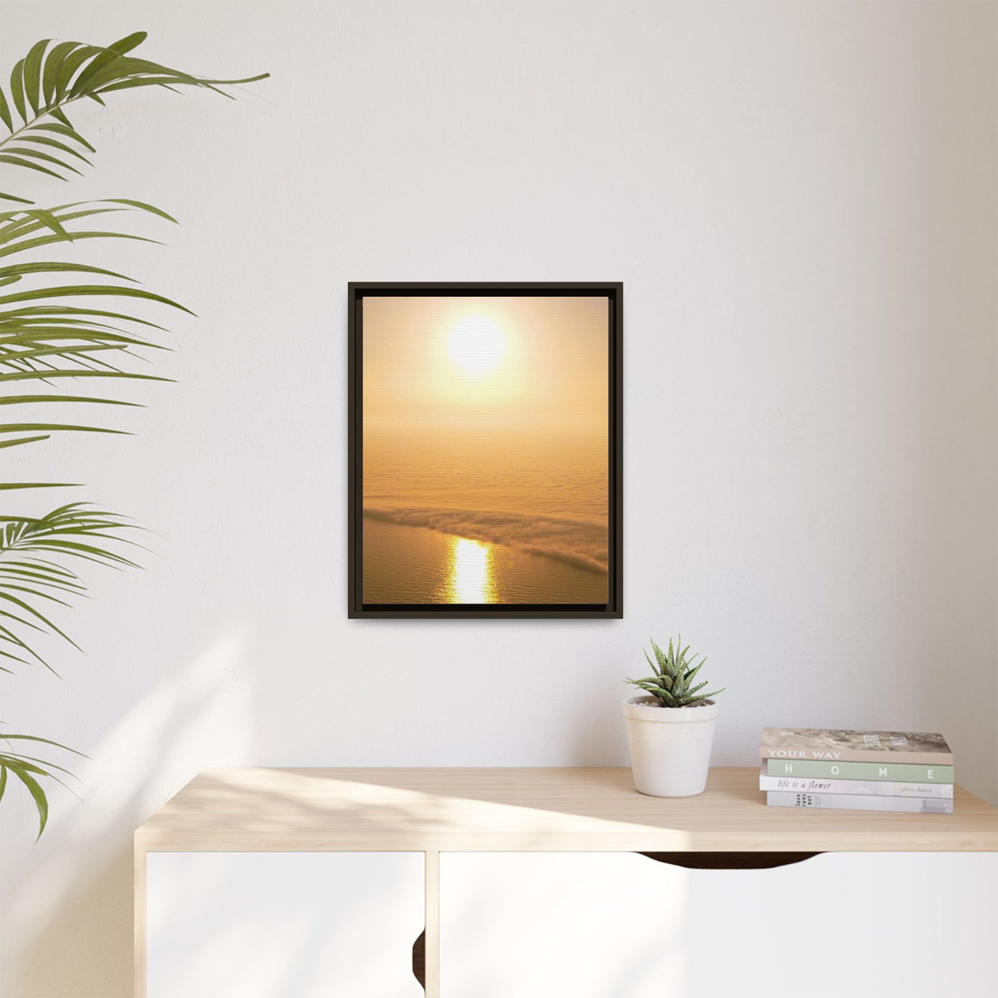 Sunset on Mount Brandon Matte Canvas, Framed (Multi-color)