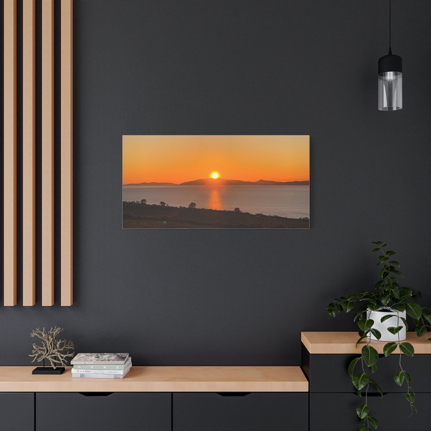 Sunset Ring of Kerry Matte Canvas, Stretched, 1.25"