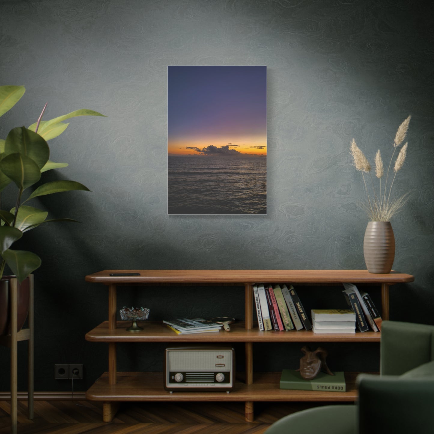 Sunset in Ocean 2 Matte Canvas, Stretched, 1.25"