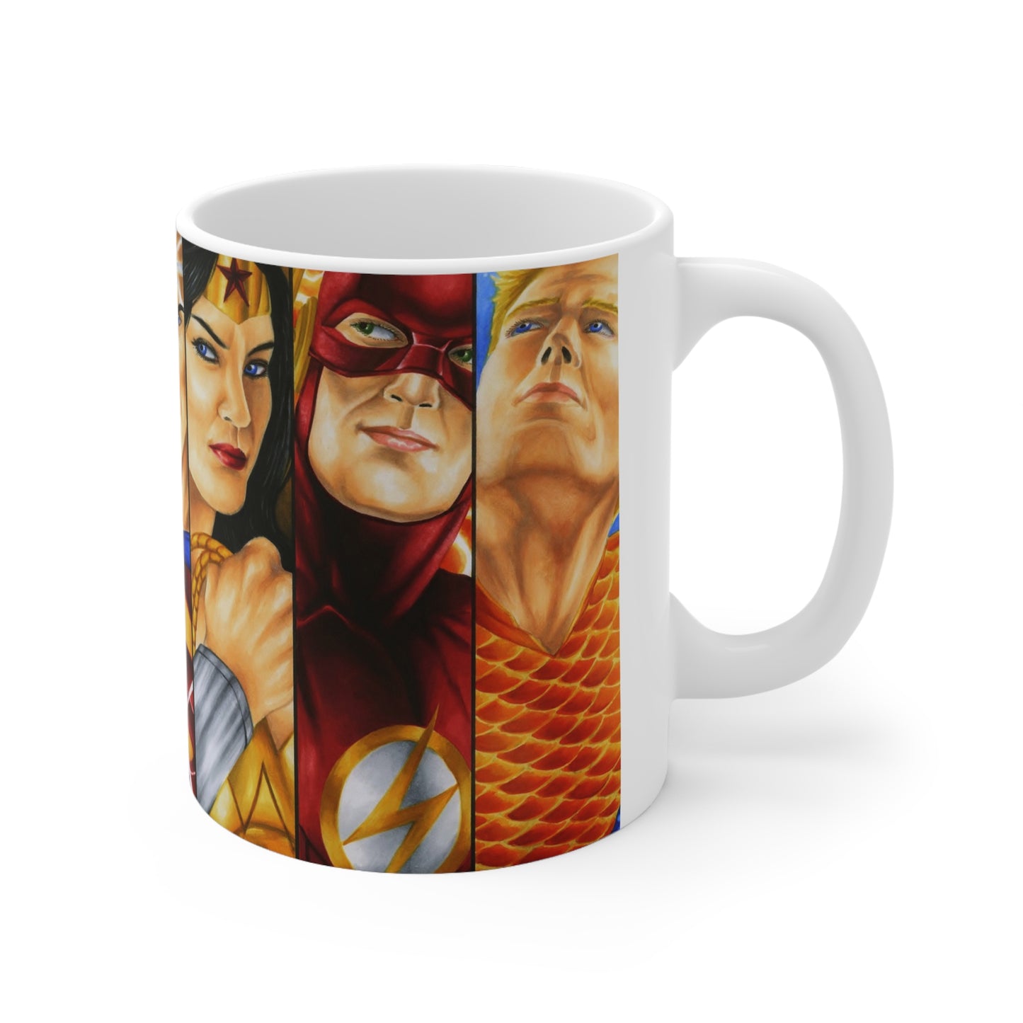 Superhero Ceramic Coffee Cups - 11oz & 15oz - Perfect for Comic Fans