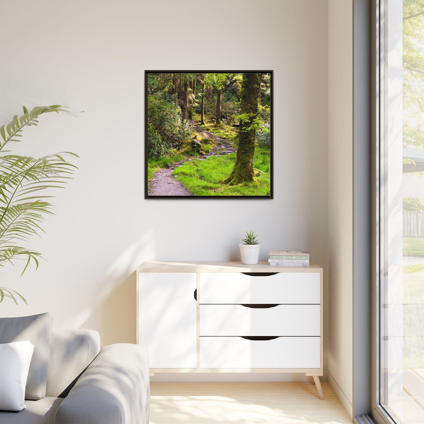 Torc Trail Matte Canvas, Framed (Multi-color)