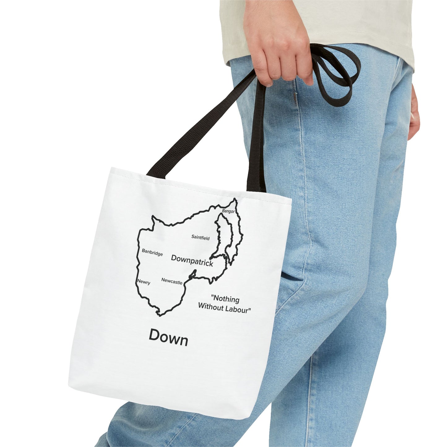 Down Tote Bag White Edition