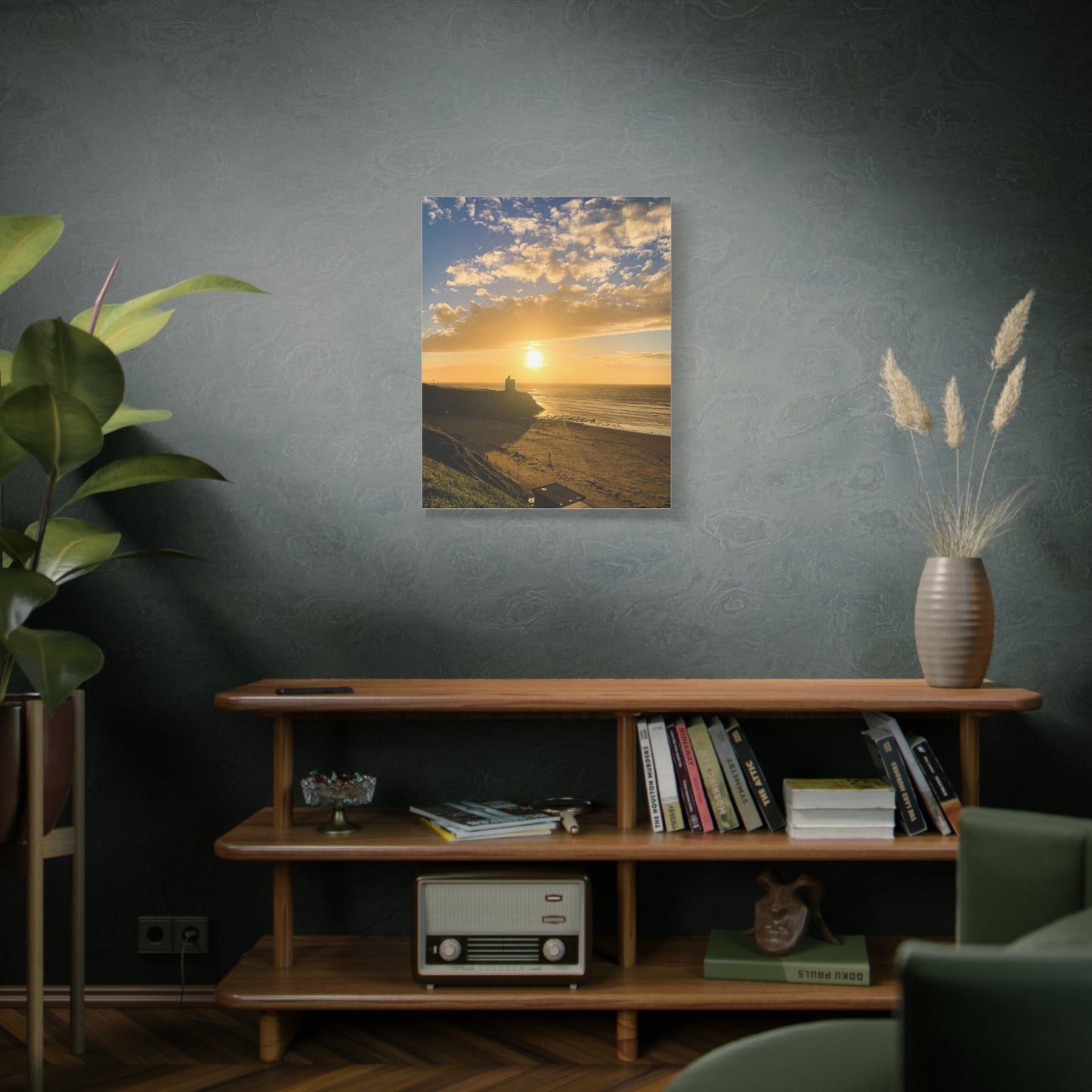 Ballybunion Sunset Castle Matte Canvas, Stretched, 1.25"