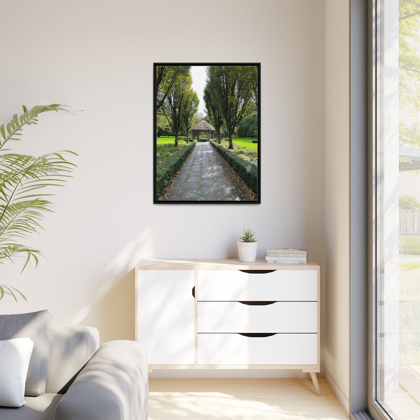 Adare Matte Canvas, Framed (Multi-color)